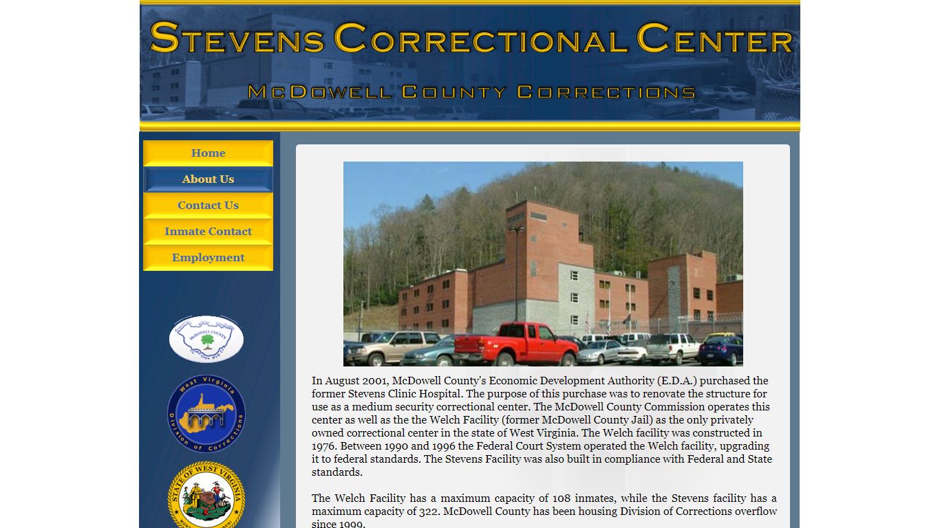 SCCAbout - McDowell Corrections